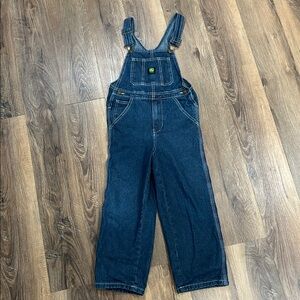 John Deere Boys Jean 100% cotton bibs overalls size 7